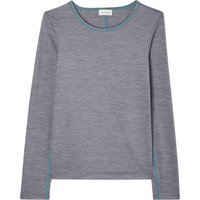 American Vintage Long-sleeved Crew Neck T-shirt Mouse Maat: S | Longsleeves Outlet | Dames | Grijs