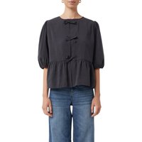 Comma Blouses Grey/black Maat: 40 | Blouses Outlet | Dames | Grijs