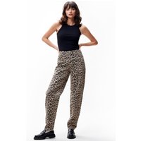 Catwalk Junkie Barrel Fit Leopard Jeans Grey Morn Maat: W30L32 | Pantalons Outlet | Dames | Zwart