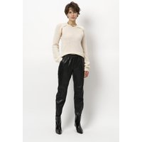 Dante6 -london Faux Leather Chino Raven Maat: 40 | Leren broeken Outlet | Dames | Zwart