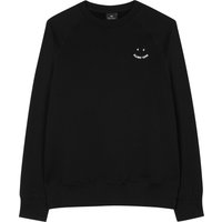 Paul Smith Mens Sweat Ps Happy Emb Black Maat: M | Sweaters Outlet | Heren | Zwart