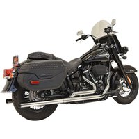 Image of 1S96P - Bassani 2 Into 2 Dual Exhaust System - Harley Davidson FLHCS 1868 ABS 2018-2023