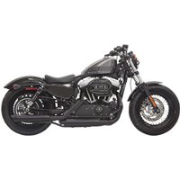 1X27SBB - Bassani Firepower Series Silencers - Harley Davidson XL 883 N ABS 2014-2020 - Black