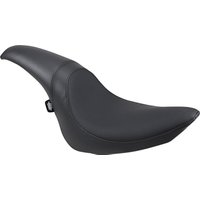 Image of 0802-0926 - Drag Specialties Predator Smooth Seat For Harley Davidson FLSTF 1584 2007-2010 - Black