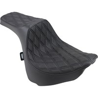 Image of 0802-1072 - Drag Specialties Predator III Black Stitching Seat For Harley Davidson FXFB 1750 2018-2019 - Black