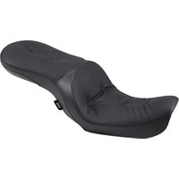 Image of 0803-0560 - Drag Specialties Low-Profile Touring Seat For Harley Davidson FLD 1690 2012-2013 Pillow - Black