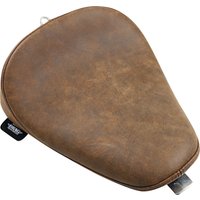 Image of 0804-0742 - Drag Specialties Bobber Solo Seat For Harley Davidson XL 1200 C 2010-2020 Distressed - Brown