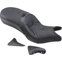 Image of 0810-1542 - Drag Specialties Low-Profile Touring Seat For Victory Cross Country 106 2010-2015 Pillow Top - Black
