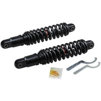 C16-0157HB - Drag Specialties Premium Ride-Height Adjustable Shocks For Harley Davidson FLD 1690 2012-2013 Rear 330.00 mm (13.00") - Black