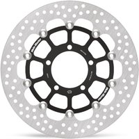 112208 - Moto Master Halo Series Floating Racing Brake Disc For Triumph Thruxton 1200 RS - Black