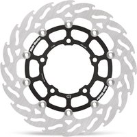 113206 - Moto Master Flame Series Floating Brake Disc For Honda CBR 650 R - Black/Silver