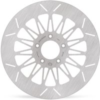 110754 - Moto Master Custom Series Fixed Dimpled Brake Disc For Harley Davidson FLDE 1750 2018-2020 - Front