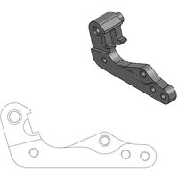 211055 - Moto Master Relocation Bracket for OEM Caliper For Husqvarna CR125 2006-2013 Front - Black