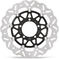 112371 - Moto Master Nitro Series Brake Disc For Triumph Thruxton 1200 RS - Black/Silver