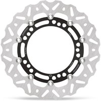 Image of 112378 - Moto Master Nitro Series Brake Disc For Kawasaki Z 900 RS - Black/Silver