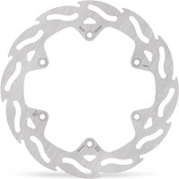 110221 - Moto Master Flame Series Fixed Brake Disc For Suzuki RMX250S - Silver