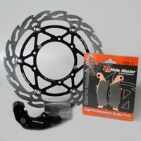 Image of 310023 - Moto Master Brake Kit For KTM EXC125 2004-2011 Front - Black/Stainless Steel