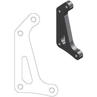 211069 - Moto Master Supermoto Racing Brake Disc Adapter Bracket For Honda CRF250L 2015 Fits Front Left Or Right - Black
