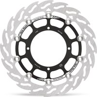 113039 - Moto Master Flame Series Floating Brake Disc For Swm SM 650 R - Black/Silver
