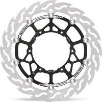 112338 - Moto Master Supermoto Front Racing Brake Discs For Yamaha WRF450 - Black/Silver