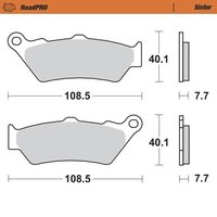 403302 - Moto Master RoadPRO Sinder Brake Pad Rear For Moto Guzzi AUDACE 1400 2016-2017
