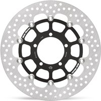 113128 - Moto Master Halo Series Floating Brake Disc For Triumph Street Triple 675 R - Black