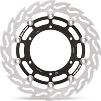 113050 - Moto Master Flame Series Floating Brake Disc For Yamaha XT 660 X - Black/Silver