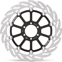 112195 - Moto Master Flame Series Floating Brake Disc For Moto Guzzi MGX-21 1400 - Black