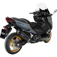 15305FBK - 15305FBK - LeoVince LV-11 Black Edition Full Exhaust System - Yamaha XP 560 T-Max 2020-2024