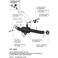 80035 - 80035 - LeoVince Link Pipe - Moto Morini X-Cape 650 2021-2023