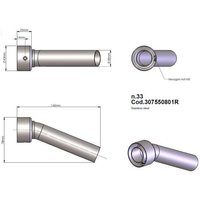 307550801R - 307550801R - LeoVince DB Killer Insert - Yamaha YZF-R 125 2014-2016