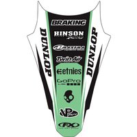 Image of 19-32132 - 19-32132 - Factory Effex Rear Fender Kit - Kawasaki KXF450 2016-2018