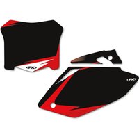 Image of 12-64330 - 12-64330 - Factory Effex Pre-cut Graphic Number Plate Kit - Honda CRF450R 2005-2006