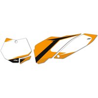 Image of 19-64532 - 19-64532 - Factory Effex Pre-cut Graphic Number Plate Kit - KTM SX250 2016-2018