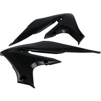 Image of 1CYC-1784-12 - Cycra Powerflow Radiator Scoops For Yamaha WRF250 2020-2024 - Black