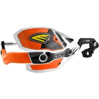 Image of 1CYC-7407-22X - Cycra 7/8" Ultra Probend CRM Wrap Around Hand Guards - Orange/White