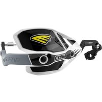 Image of 1CYC-7408-12X - 1CYC-7408-12X - Cycra Ultra Probend CRM Wrap Around Handguards For 1-1/8" Handlebars - Anodized White/Black