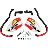 Image of 1CYC-7408-32X - 1CYC-7408-32X - Cycra Ultra Probend CRM Wrap Around Handguards For 1-1/8" Handlebars - White/Red