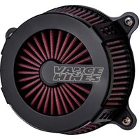 Image of 40367 - Vance & Hines VO2 Cage Fighter Air Intake Kit For Harley Davidson FLD 1690 2012-2013 - Black/Contrast