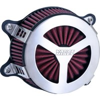 Image of 71453 - Vance & Hines V02 Radiant III Air Intake For Harley Davidson FLHR 1584 2007-2011 - Brushed Stainless/Silver
