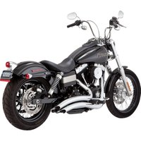 Image of 23371 - Vance & Hines Big Radius Exhaust System For Harley Davidson FXD 1584 2007-2010 - Chrome