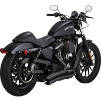 Image of 46367 - Vance & Hines Big Radius Exhaust System For Harley Davidson XL 1200 C 2014-2020 - Black