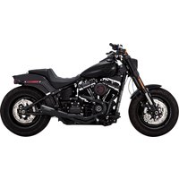 Image of 47323 - Vance & Hines 2 Into 1 Upsweep Exhaust System For Harley Davidson FLDE 1750 ABS 2018-2020 - Black