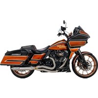 Image of 27345 - Vance & Hines 2 Into 1 Supersport PCX Exhaust System For Harley Davidson FLH 1868 ABS 2021 - Brushed
