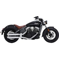 Image of 18323 - 18323 - Vance & Hines Twin Slash 3" Silencers - Indian Scout 69 2015-2024