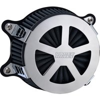 Image of 71466 - Vance & Hines VO2 Radiant V Air Intake For Harley Davidson FLD 1690 2012-2013 - Chrome
