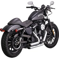 17329 - Vance & Hines Shortshots Staggered Exhaust System For Harley Davidson XL1200C 2014-2020 - Chrome