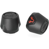 Image of STP.06.176.10001/B - SW Motech Front Axle Slider Set - Yamaha XT 1200 ZE Super Tenere EAS 2014-2020 - Black