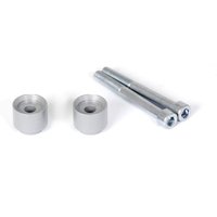 LEH.07.039.118/20/S - LEH.07.039.118/20/S - SW Motech 1 System 0mm Handlebar Riser - BMW F 800 GS 2008-2019 - Silver