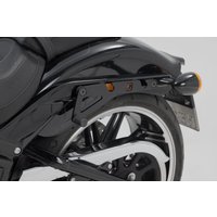 HTA.18.682.11500 - SW Motech SLH Side Pannier Carrier For Harley Davidson FLFB 1750 2018-2020 Left - Black